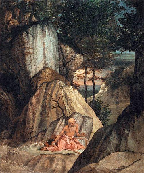 Lorenzo Lotto Penitent St Jerome France oil painting art